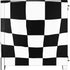 Black and White Zoomed Checkerboard Corsair 4000D Tempered Glass Mid-Tower ATX Case Skin