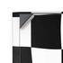 Black and White Zoomed Checkerboard Corsair 4000D Tempered Glass Mid-Tower ATX Case Skin
