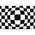 Black and White Zoomed Checkerboard Dell Vostro Skin