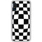 Black and White Zoomed Checkerboard Galaxy A10e Clear Case