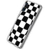 Black and White Zoomed Checkerboard Galaxy A10e Clear Case