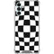 Black and White Zoomed Checkerboard Galaxy A13 5G Clear Case