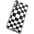 Black and White Zoomed Checkerboard Galaxy A13 5G Clear Case