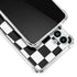 Black and White Zoomed Checkerboard Galaxy A13 5G Clear Case