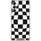 Black and White Zoomed Checkerboard Galaxy A14 5G Clear Case