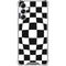 Black and White Zoomed Checkerboard Galaxy A15 5G Clear Case
