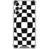 Black and White Zoomed Checkerboard Galaxy A15 5G Clear Case