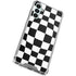 Black and White Zoomed Checkerboard Galaxy A15 5G Clear Case