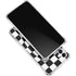 Black and White Zoomed Checkerboard Galaxy A15 5G Clear Case