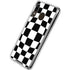 Black and White Zoomed Checkerboard Galaxy A30 Clear Case