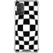 Black and White Zoomed Checkerboard Galaxy A32 5G Clear Case
