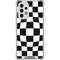 Black and White Zoomed Checkerboard Galaxy A33 5G Clear Case