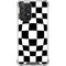 Black and White Zoomed Checkerboard Galaxy A52 5G Clear Case
