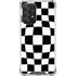 Black and White Zoomed Checkerboard Galaxy A52 5G Clear Case