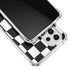 Black and White Zoomed Checkerboard Galaxy A53 5G Clear Case
