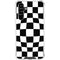 Black and White Zoomed Checkerboard Galaxy A54 5G Clear Case