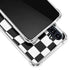 Black and White Zoomed Checkerboard Galaxy A54 5G Clear Case