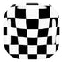 Black and White Zoomed Checkerboard Galaxy Buds Live Skin