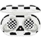 Black and White Zoomed Checkerboard Galaxy Buds Plus Skin
