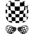 Black and White Zoomed Checkerboard Galaxy Buds Pro Skin