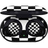 Black and White Zoomed Checkerboard Galaxy Buds Skin