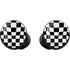 Black and White Zoomed Checkerboard Galaxy Buds Skin