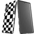 Black and White Zoomed Checkerboard Galaxy Note 10 Pro Case