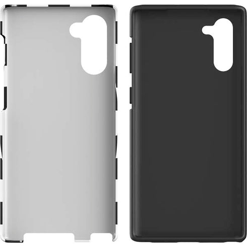Black and White Zoomed Checkerboard Galaxy Note 10 Pro Case