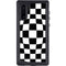 Black and White Zoomed Checkerboard Galaxy Note 10 Waterproof Case