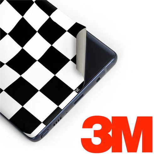 Black and White Zoomed Checkerboard Galaxy Note 9 Skin