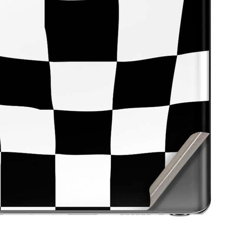 Black and White Zoomed Checkerboard Galaxy Note20 5G Skin