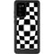 Black and White Zoomed Checkerboard Galaxy Note20 5G Waterproof Case
