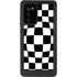 Black and White Zoomed Checkerboard Galaxy Note20 5G Waterproof Case