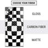 Black and White Zoomed Checkerboard Galaxy Note20 Ultra 5G Skin