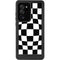 Black and White Zoomed Checkerboard Galaxy Note20 Ultra 5G Waterproof Case