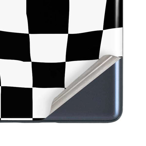 Black and White Zoomed Checkerboard Galaxy S20 Fan Edition Skin