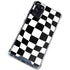 Black and White Zoomed Checkerboard Galaxy S20 FE Clear Case