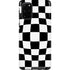 Black and White Zoomed Checkerboard Galaxy S20 Plus Pro Case