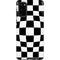 Black and White Zoomed Checkerboard Galaxy S20 Pro Case