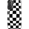 Black and White Zoomed Checkerboard Galaxy S21 5G Pro Case