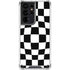 Black and White Zoomed Checkerboard Galaxy S21 Ultra 5G Clear Case