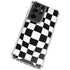 Black and White Zoomed Checkerboard Galaxy S21 Ultra 5G Clear Case