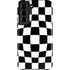 Black and White Zoomed Checkerboard Galaxy S22 Pro Case