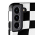 Black and White Zoomed Checkerboard Galaxy S22 Pro Case