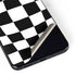 Black and White Zoomed Checkerboard Galaxy S22 Skin