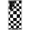 Black and White Zoomed Checkerboard Galaxy S22 Ultra Clear Case