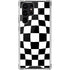 Black and White Zoomed Checkerboard Galaxy S22 Ultra Clear Case
