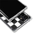 Black and White Zoomed Checkerboard Galaxy S22 Ultra Clear Case