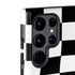 Black and White Zoomed Checkerboard Galaxy S22 Ultra Pro Case