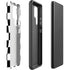 Black and White Zoomed Checkerboard Galaxy S22 Ultra Pro Case